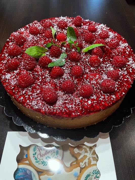 Чийзкейк с малини